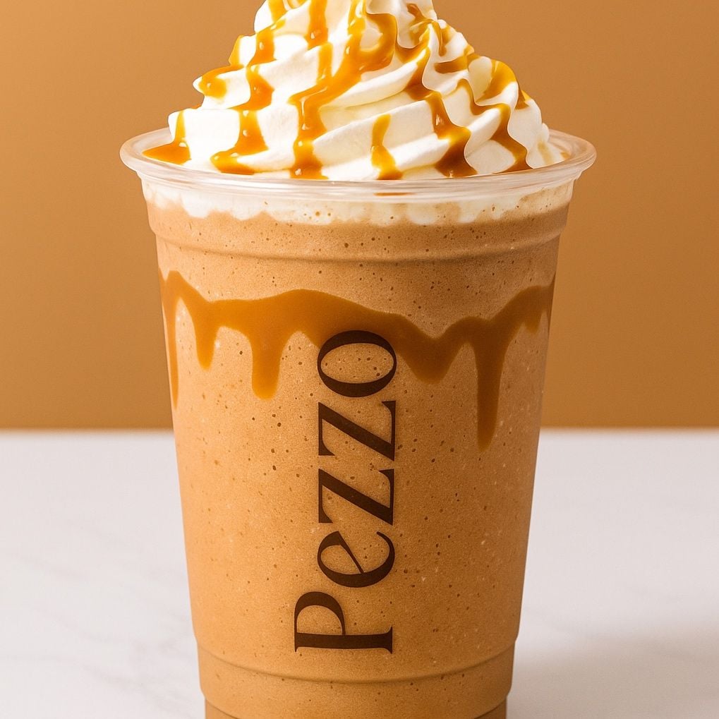 Double Caramel Frappe — Pezzo Coffee Shop